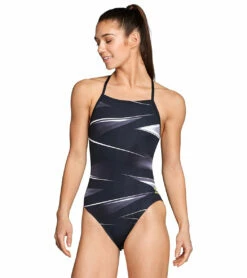 Speedo Women's Infinite Pulse Crossback One Piece Swimsuit