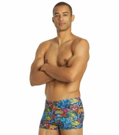 Irezumi Koi Square Leg Swimsuit -TYR Sales 5665943552168 multi 3a