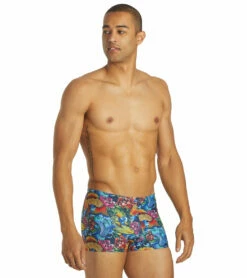 Irezumi Koi Square Leg Swimsuit -TYR Sales 5665943552168 multi 4a