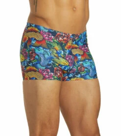 Irezumi Koi Square Leg Swimsuit -TYR Sales 5665943552168 multi 6a