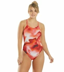 Nike Women's Amp Axis Modern Cut-Out One Piece Swimsuit