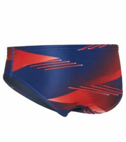 Speedo Men's Lane Game Brief Swimsuit -TYR Sales 5666079375528 redwhiteblue 2a