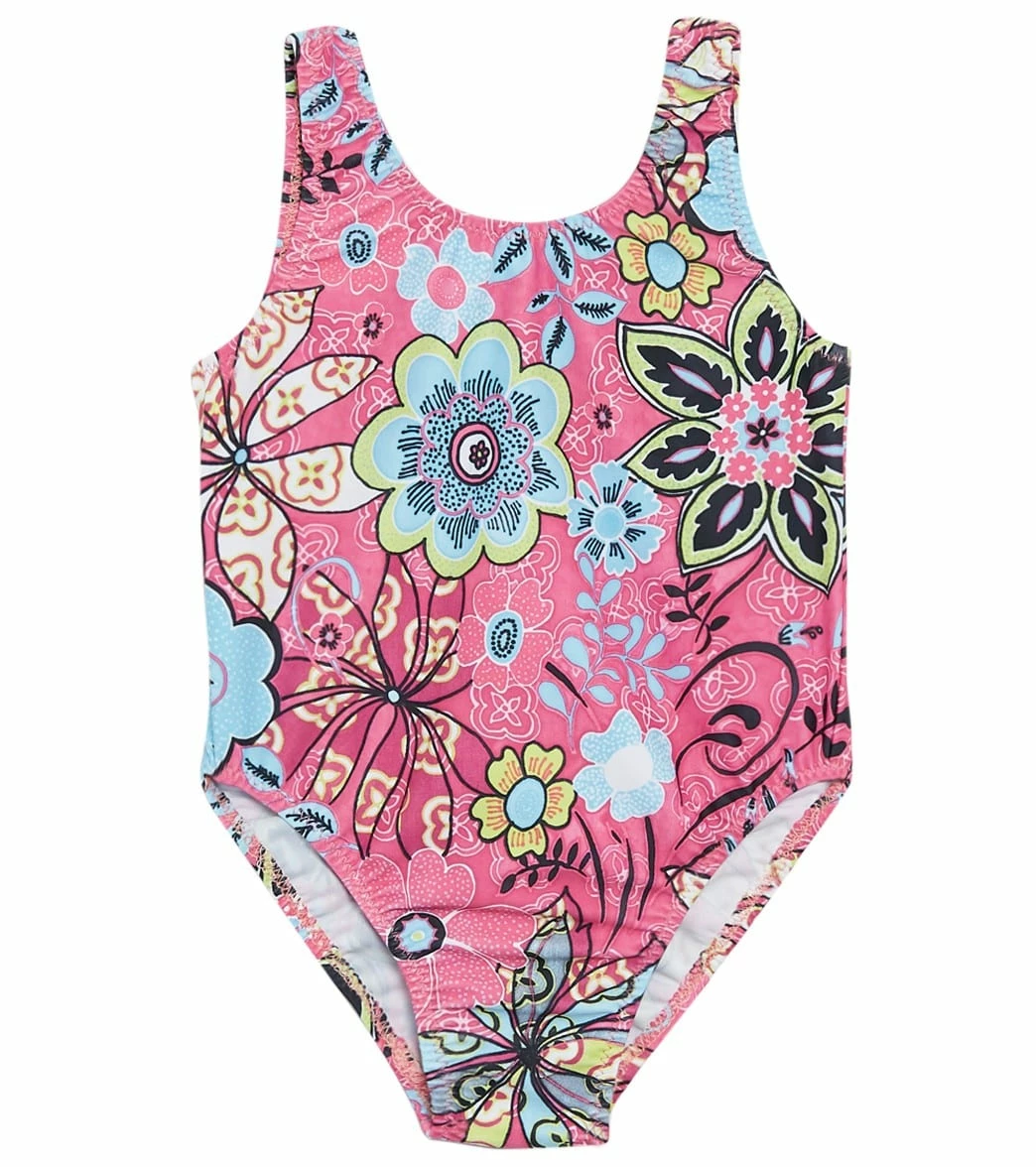 Girls' Topsy Turvy Tank One Piece Swimsuit (Baby) 3 Girls' Topsy Turvy Tank One Piece Swimsuit (Baby)