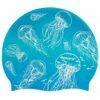 Jellyfish Silicone Swim Cap -TYR Sales 5666814361768 blue 1a