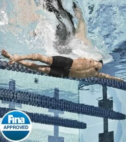 Speedo Men's Fastskin LZR Pure Valor High Waist Jammer Tech Suit Swimsuit -TYR Sales 5666827337896 speedoblack 4a