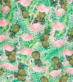 Flamingo Frenzy Thin Strap One Piece Swimsuit -TYR Sales 5667011887272 pinkgreenmulti 6a