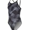 Polyester Cosmos Thin Strap One Piece Swimsuit Youth (22-28) 2 Polyester Cosmos Thin Strap One Piece Swimsuit Youth (22-28) -TYR Sales 5667028304040 black 1a