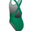 Wide Strap Cross Back One Piece Swimsuit Youth (22-28) -TYR Sales 5667065823400 green 1a