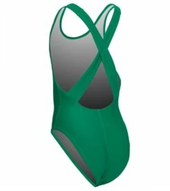 Wide Strap Cross Back One Piece Swimsuit Youth (22-28)