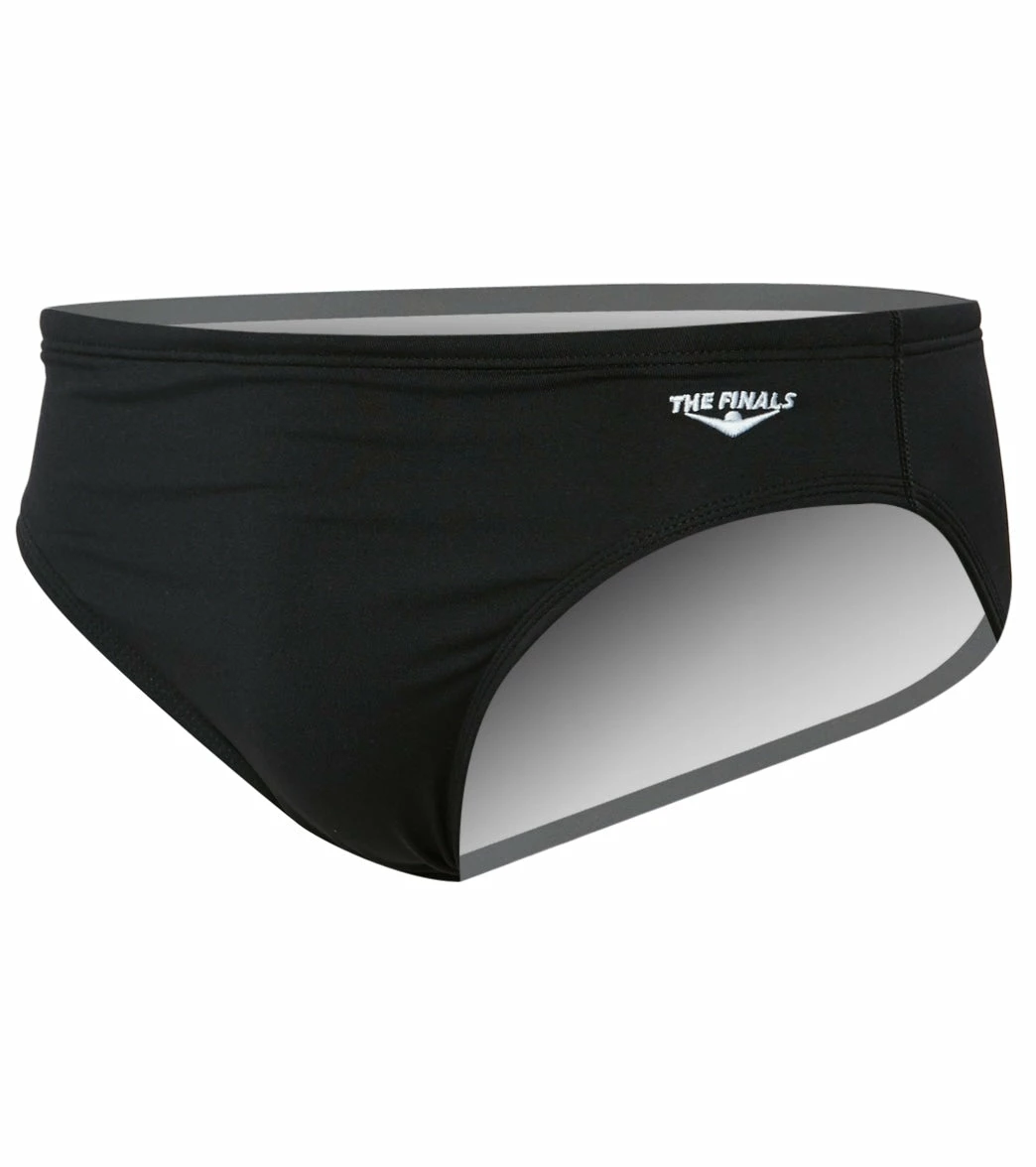 Men's Solid Racer Brief Swimsuit 3 Men's Solid Racer Brief Swimsuit