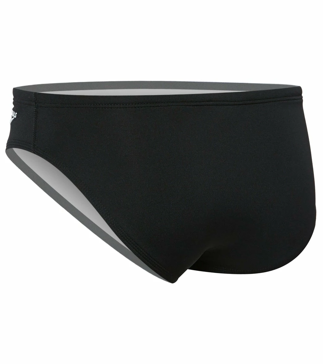 Men's Solid Racer Brief Swimsuit 4 Men's Solid Racer Brief Swimsuit - Image 2