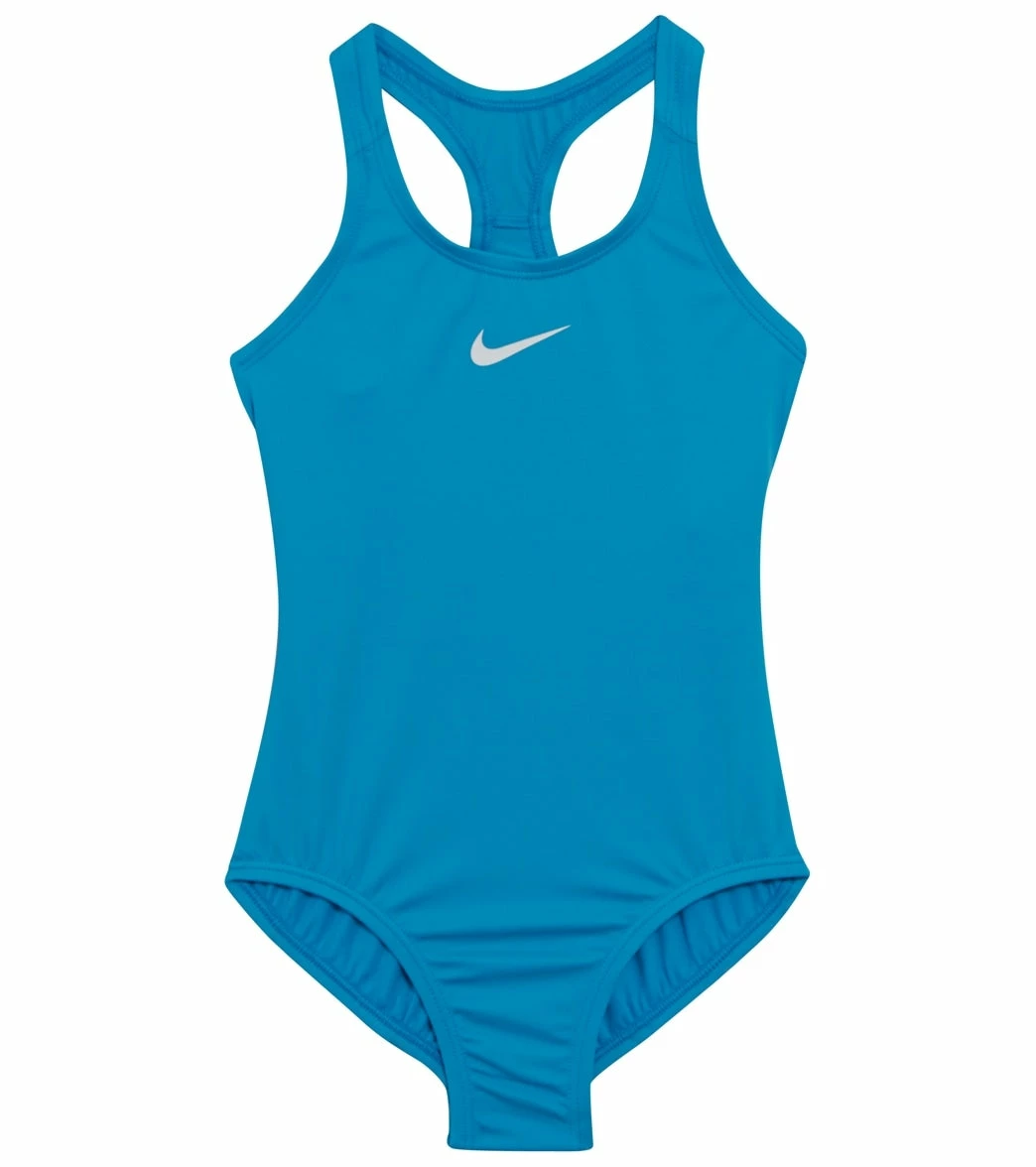 Nike Girls' Racerback One Piece Swimsuit (Big Kid) 3 Nike Girls' Racerback One Piece Swimsuit (Big Kid)
