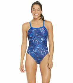 Women's Torrent One Piece Swimsuit 10 Women's Torrent One Piece Swimsuit -TYR Sales 5667237265576 blue 4a