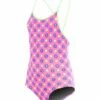 FUNKITA Toddler Girls' Daisy Dots One Piece Swimsuit 1 FUNKITA Toddler Girls' Daisy Dots One Piece Swimsuit -TYR Sales 5668089659560 pinkpurple 1a