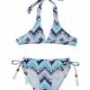 Girls' Boho Classic Bikini Set (Toddler, Little Kid, Big Kid) 2 Girls' Boho Classic Bikini Set (Toddler, Little Kid, Big Kid) -TYR Sales 5668495229096 navypurple 1a