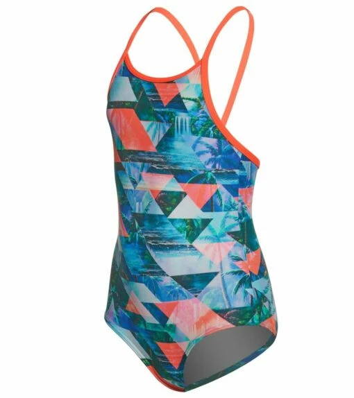 FUNKITA Toddler Girls' Split Scene One Piece Swimsuit 7 FUNKITA Toddler Girls' Split Scene One Piece Swimsuit -TYR Sales 5668760223912 blue 1a