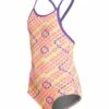 FUNKITA Toddler Girls' Best Cellar Printed One Piece Swimsuit -TYR Sales 5668766843048 pink 1a