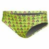 TURBO Boys' Poo Emoji Swim Brief Swimsuit