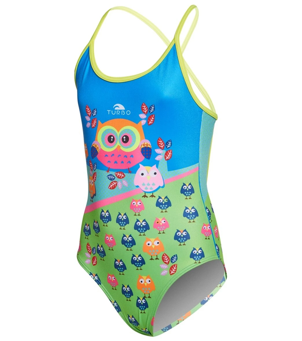 TURBO Girls' Owls One Piece Swimsuit 3 TURBO Girls' Owls One Piece Swimsuit