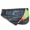 TURBO Men's Tequila Sunrise Water Polo Brief -TYR Sales 5668909744296 black 1a