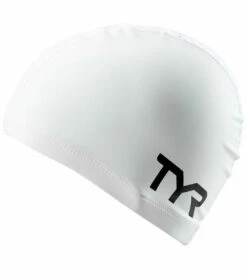 TYR Silicone Comfort Swim Cap -TYR Sales 5669096784040 white 2a