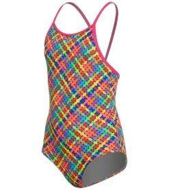 FUNKITA Toddler Girls' Basket Case One Piece Swimsuit