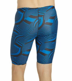 Swirl Jammer Swimsuit -TYR Sales 5669437997224 blue 7a