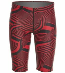 Swirl Jammer Swimsuit Youth (22-28) -TYR Sales 5669440487592 red 2a