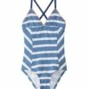 Splendid Girls' Chambray Cottage One Piece Swimsuit (7-14) 2 Splendid Girls' Chambray Cottage One Piece Swimsuit (7-14) -TYR Sales 5669610979496 blue 1a