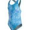 Soundwaves Youth Race Back One Piece Swimsuit -TYR Sales 5671164608680 multi 1a
