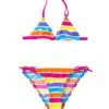 Arena Girls' 6-7 Years Stripes Triangle Bikini Swimsuit Set