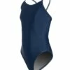 Essential Solid Thin Strap One Piece Swimsuit Youth (22-28) -TYR Sales 5671607926952 navy 1a