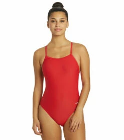 Xtra Life Lycra Solid Female V-2 Back One Piece Swimsuit