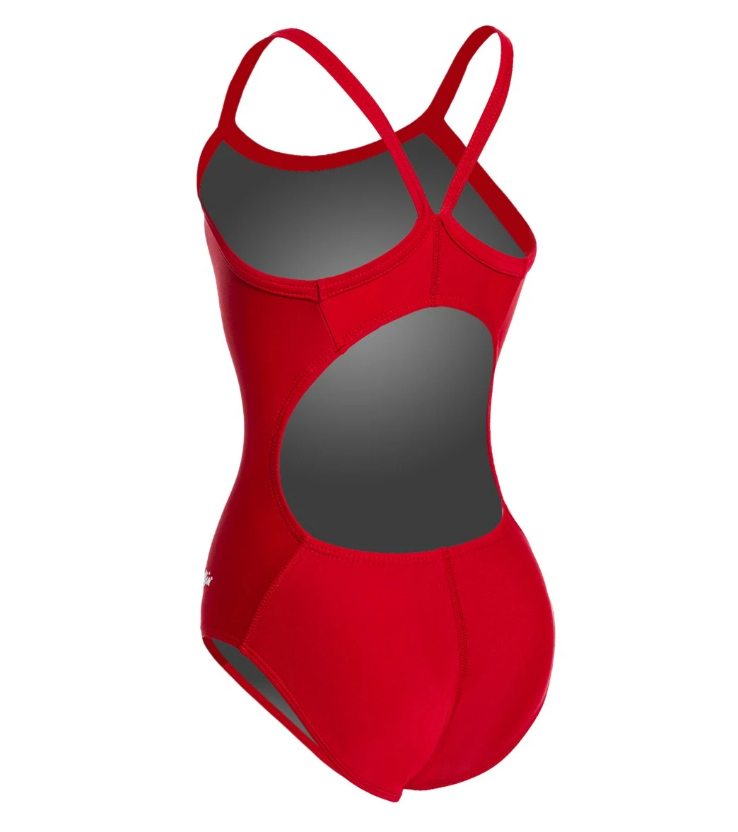 Xtra Life Lycra Solid Youth V-2 Back One Piece Swimsuit 4 Xtra Life Lycra Solid Youth V-2 Back One Piece Swimsuit - Image 2