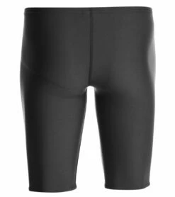 Speedo Men's Solid Endurance+ Jammer Swimsuit -TYR Sales 5671877378216 black 3a