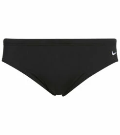 Nike Men's Solid Poly Brief Swimsuit -TYR Sales 5672070938792 black 3a