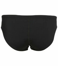 Nike Men's Solid Poly Brief Swimsuit -TYR Sales 5672070938792 black 4a