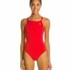 TYR Durafast Elite Solid Diamondfit One Piece Swimsuit 1 TYR Durafast Elite Solid Diamondfit One Piece Swimsuit -TYR Sales 5672211611816 red 1a