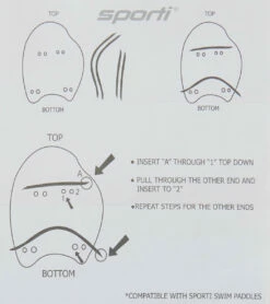 Paddle Replacement Tubing -TYR Sales 5672212037800 grey 3a