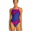 Women's Fierce One Piece Swimsuit 1 Women's Fierce One Piece Swimsuit -TYR Sales 5672282128552 purple 1a