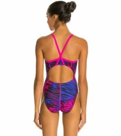 Women's Fierce One Piece Swimsuit 8 Women's Fierce One Piece Swimsuit -TYR Sales 5672282128552 purple 3a