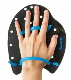 Power Swim Paddles -TYR Sales 5672526282920 black 3a