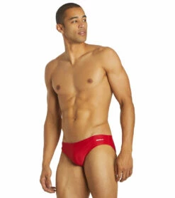 Solid Swim Euro Brief Swimsuit 12 Solid Swim Euro Brief Swimsuit -TYR Sales 5672584937640 red 3a