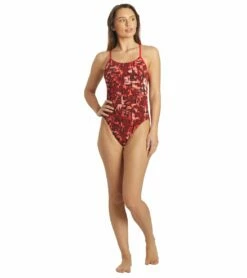 Nike Women's HydraStrong Fire Cut Out One Piece Swimsuit 10 Nike Women's HydraStrong Fire Cut Out One Piece Swimsuit -TYR Sales 5677666664616 universityred 4a