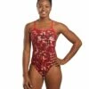 Nike Women's HydraStrong Fire Racerback One Piece Swimsuit