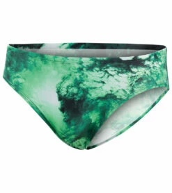 Men's Reliance Cyclone Racer Brief Swimsuit -TYR Sales 6254377795752 green 3a