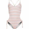 Splendid Girls' Cozy Stripe One Piece Swimsuit (Big Kid)