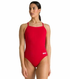 Arena Women's Solid MaxLife Light Drop Back One Piece Swimsuit