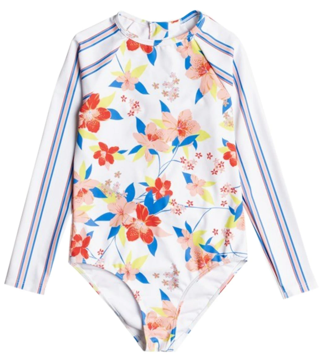 Roxy Girls' Friendly Flower Longsleeve One Piece Swimsuit 3 Roxy Girls' Friendly Flower Longsleeve One Piece Swimsuit
