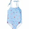 Roxy Girls' Vichy Paradise One Piece Swimsuit -TYR Sales 6628696719528 frenchbluelicias 1a